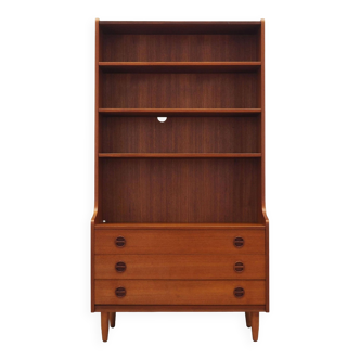 Teak bookcase, Danish design, 1960s, production: Denmark