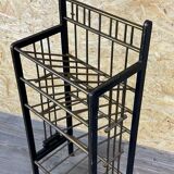 Magazine rack from Wiener Werkstätte Austria made of mahogany & brass around 1900