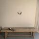Large solid wood farm benches
