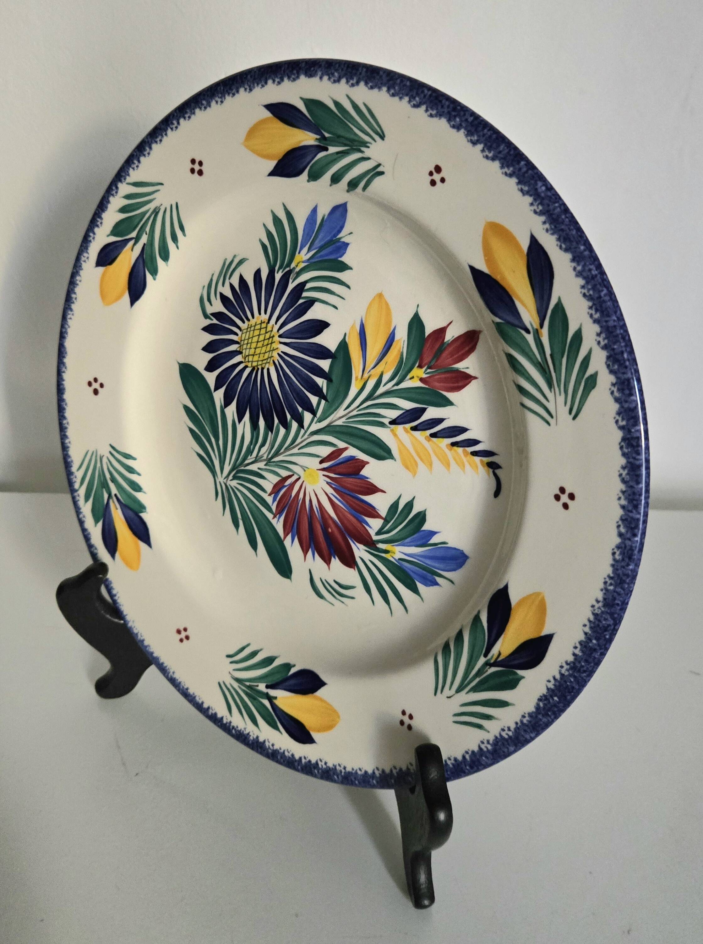 Quimper porcelain plate H