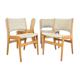 Chaises de salle à manger danoises du milieu du siècle par E. Buch, années 1960, ensemble de 4