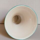 Art-deco vase in green and gold slip