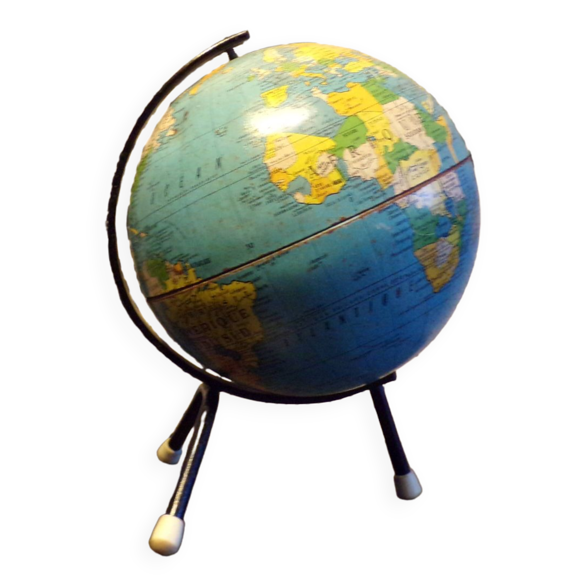 Taride terrestrial globe 1960 Ø12cm