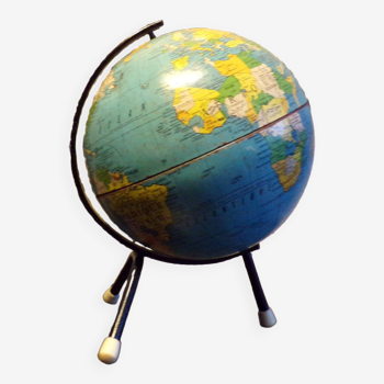 Taride terrestrial globe 1960 Ø12cm