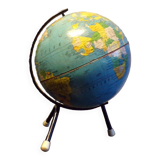 Taride terrestrial globe 1960 Ø12cm