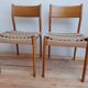 Pair of chairs, Consorzio Sedie Friuli, 1960
