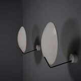Set of metal Stilnovo Mod. 232 sconces by Bruno Gatta, Italy 1962