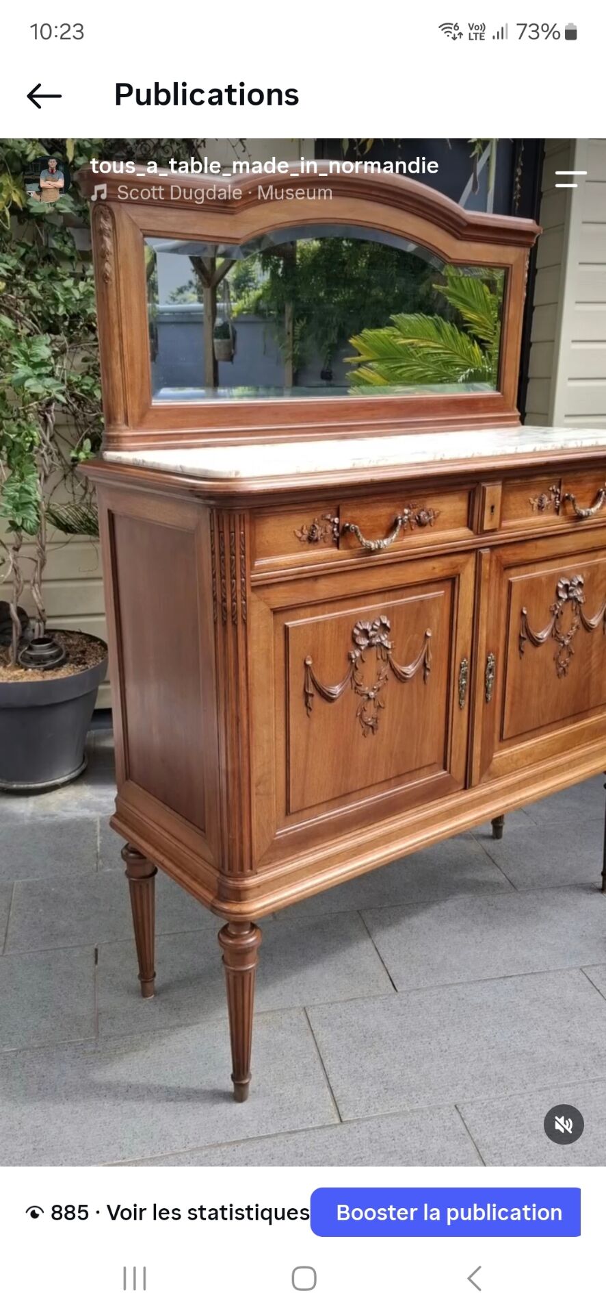 Renovated buffet