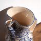Old blue and white faience jug – Central Europe, around 1930