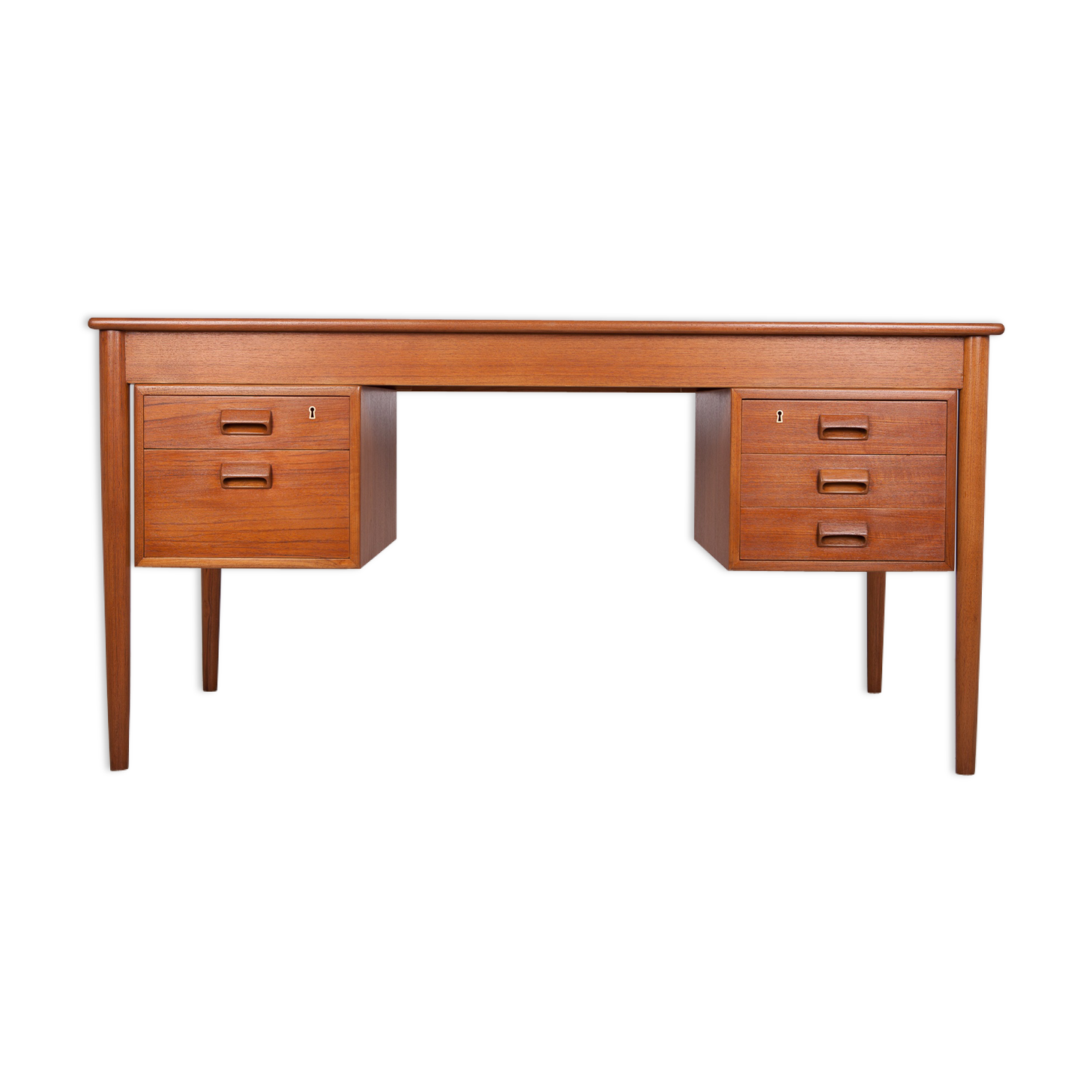 Danish teak desk by Børge Mogensen Søborg Furniture, 1960s