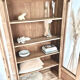 Glass cabinet from the early 20th century.