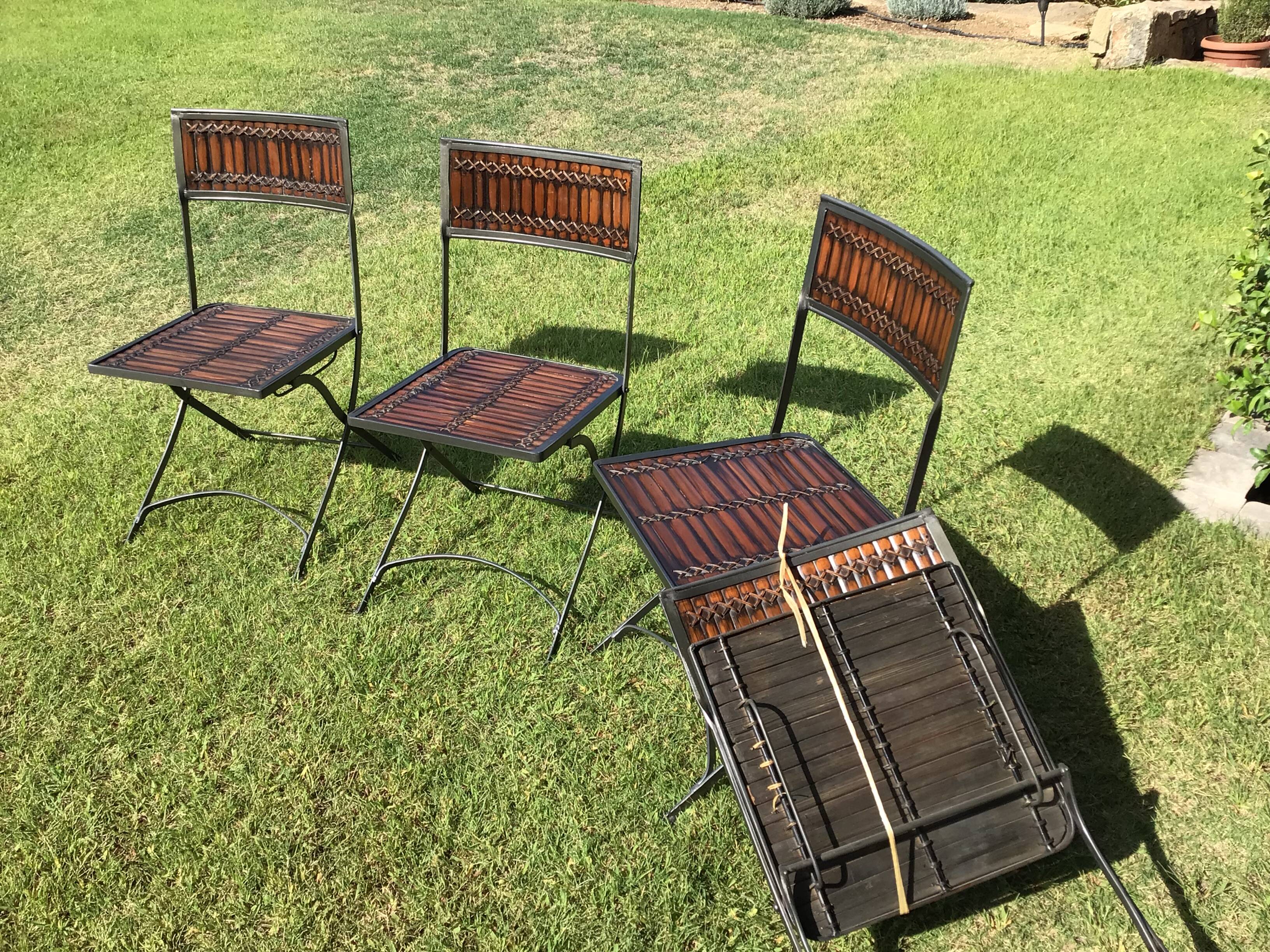 Garden or veranda chairs