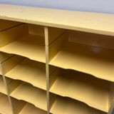 Old workshop furniture / wooden locker / sorting furniture / counter