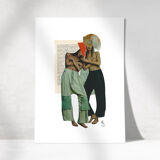 Print collage format A3. Caracol