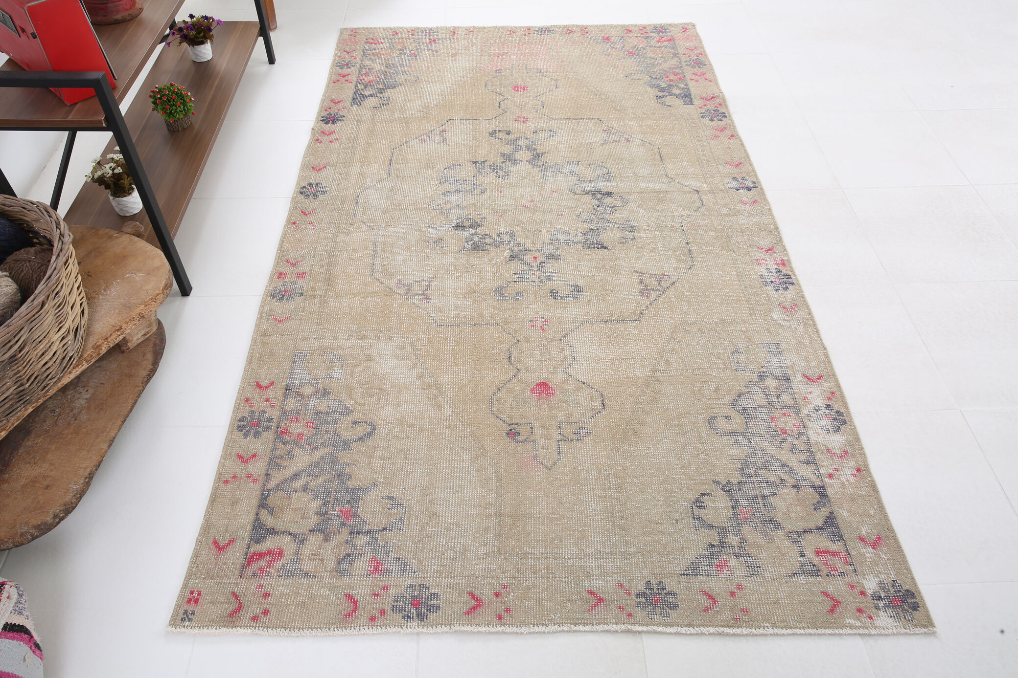 4x7 bohemian vintage area rug