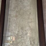 Etched glass door, 1890s