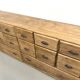 Large Pine Workshop Furniture with Drawers