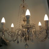6-light chandelier with tassels