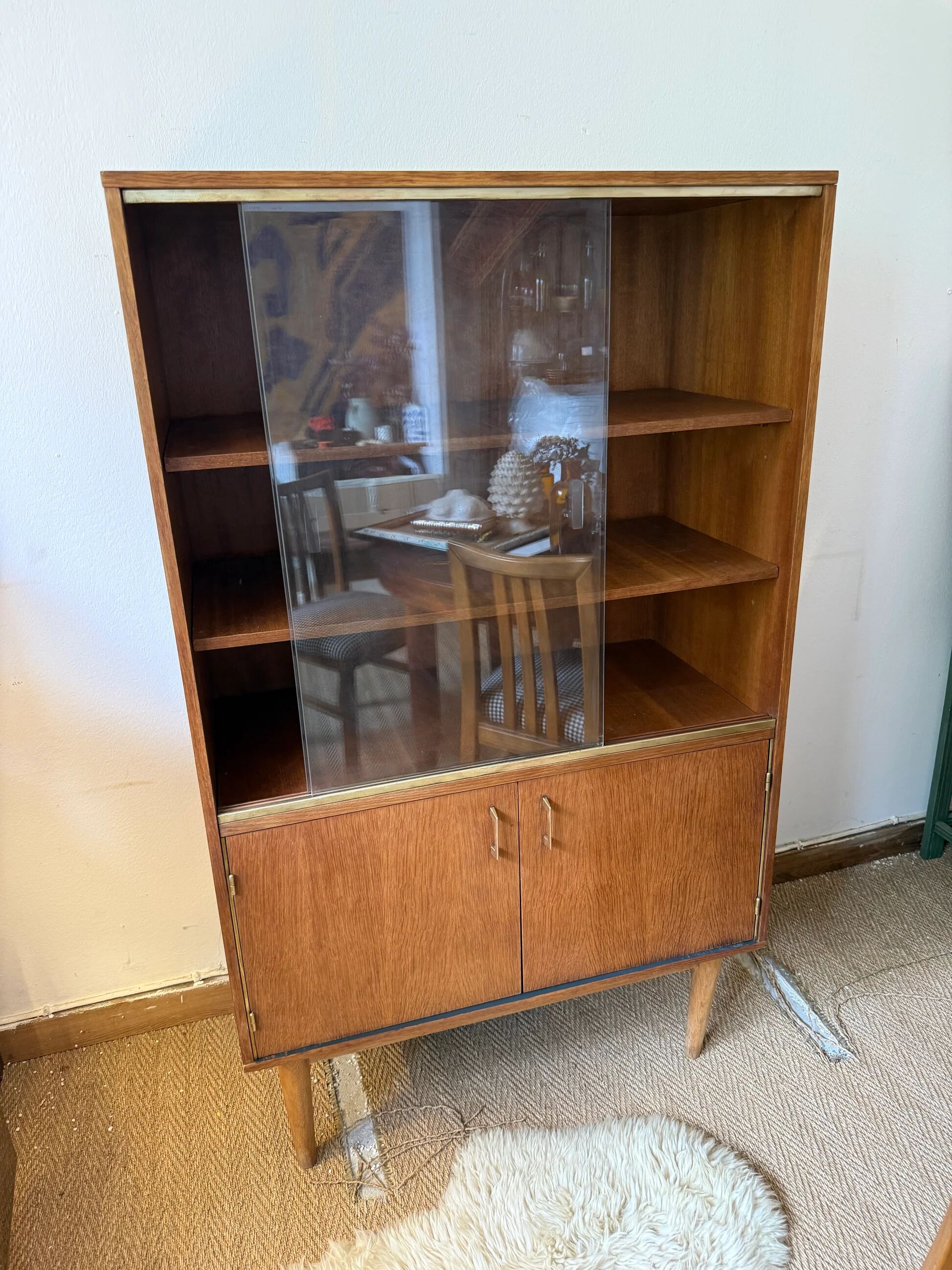 Vaisselier vitrine bibliothèque vintage
