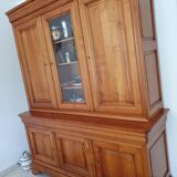 Vaisselier / library - solid wood - made by artisan
