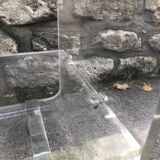 Plexiglass coffee table 1970