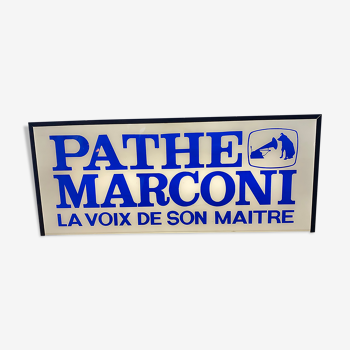 pathé Marconi light sign