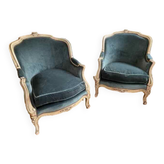 Bergères gondole Louis XV