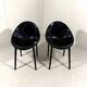 Philippe Starck glossy Super Impossible chairs, Kartell Italy