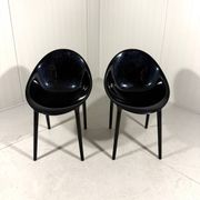 Philippe Starck glossy Super Impossible chairs, Kartell Italy