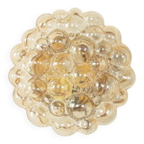 Doria Leuchten wall or ceiling lamp, Space Age, bubble glass, 1970s