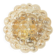 Doria Leuchten wall or ceiling lamp, Space Age, bubble glass, 1970s