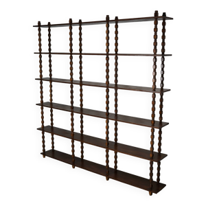 Étagère bobine en chêne,