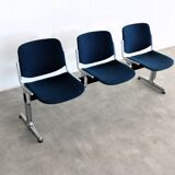 Vintage bench | waiting room bench | 1970s | Castelli