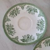 Old Gustavberg porcelain cups and saucers, Fasan collection