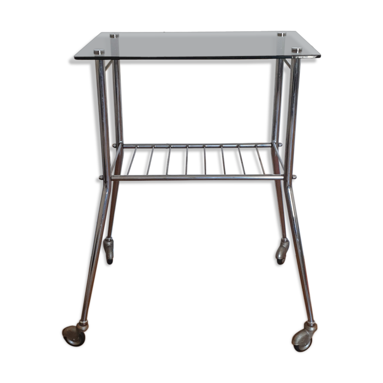 Smoked glass dessert