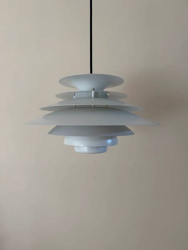 Vintage Danish design lamp - Barcelona style pendant