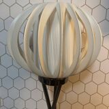 Lampadaire tripode métal année 80