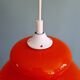 Suspension Space Age in opaline orange, 1960s-70s