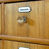 Oak And Pine Pharmacy Cabinet, anno 1889