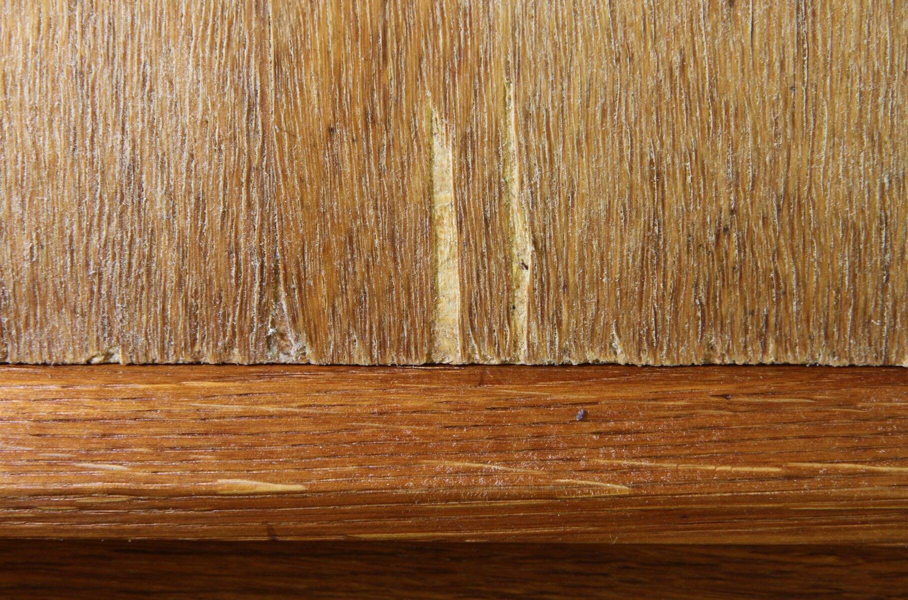 Danish modern oak cabinet in the style of Henning Kjærnulf, 1960s