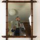 Miroir bambou 1920, H.79