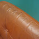 Fauteuil en cuir, design danois, années 60, production: Danemark