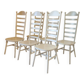 Lillemor Mannerheim, high-back chairs "Monet", 6 pieces, Nesto, Scandinavian Modern