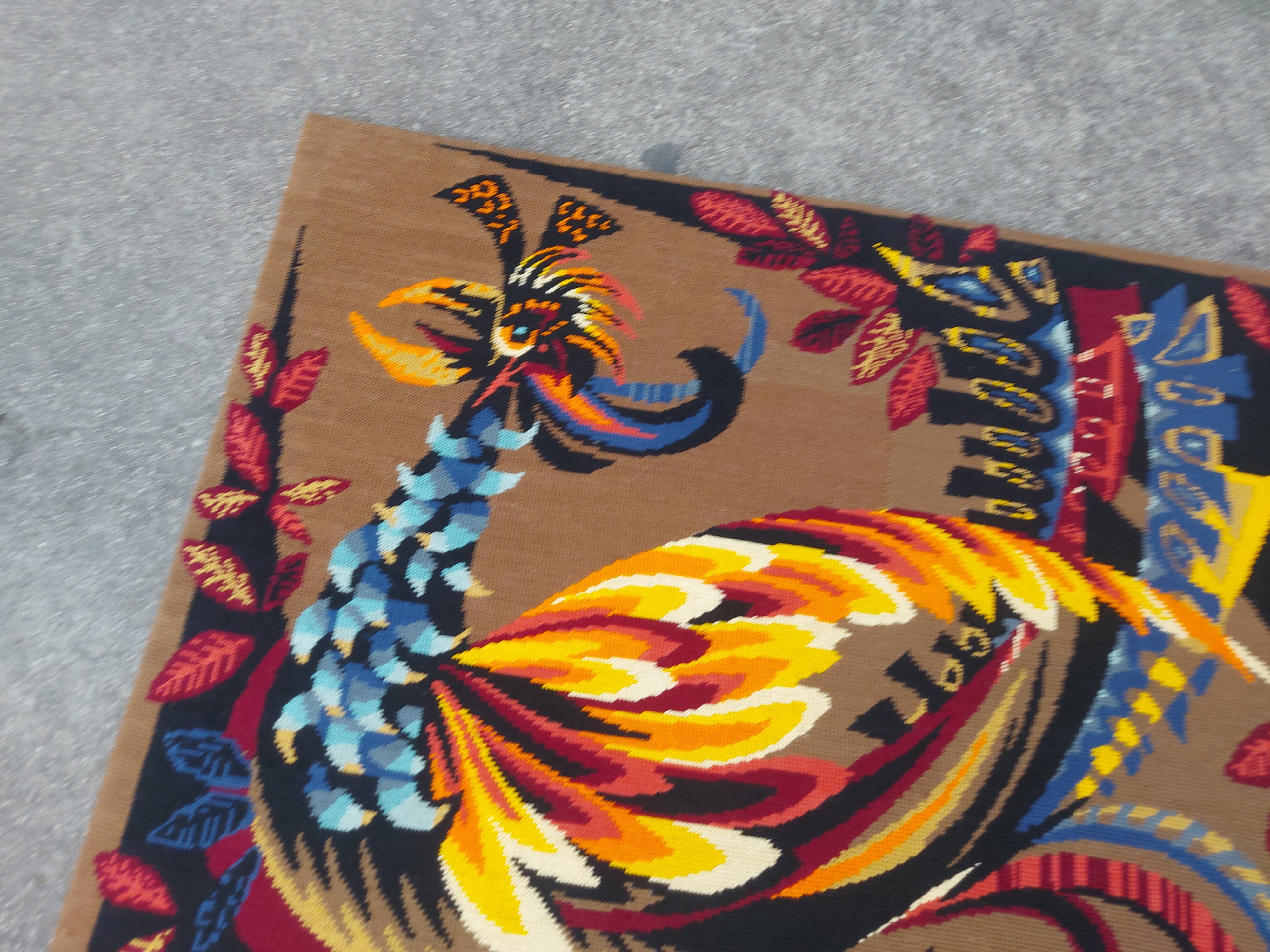 Tapestry, vintage canvas