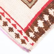 Red & Brown Oriental Persian Runner Rug, 84x334Cm