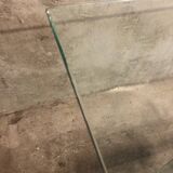 Post modern tempered glass table circa 1980