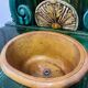 Glazed terracotta fountain from Vietri di Salerno, Italy, 1990s.