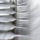 Christofle cutlery set - 11 fourchettes de table et 11 cuillères à soupe - Art déco - Métal argenté