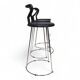 Fasem Italia 3-piece set of postmodern bar stools by Nobu Tanigawa, 1990