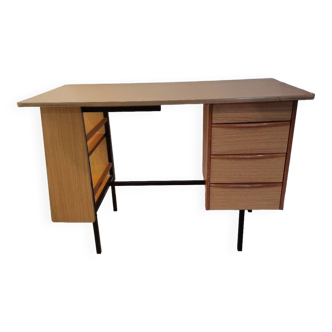 Wood and metal desk, 1960s